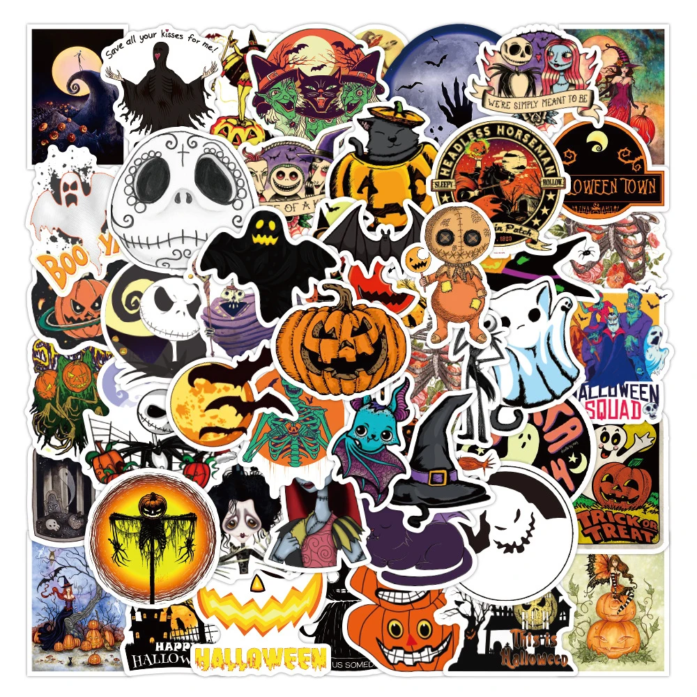 10/30/50/100pcs The Nightmare Before Christmas Disney Stickers Halloween Cartoon Decals Scrapbook Phone Luggage Sticker Kids Toy
10/30/50/100pcs The Nightmare Before Christmas Disney Stickers Halloween Cartoon Decals Scrapbook Phone Luggage Sticker Kids Toy