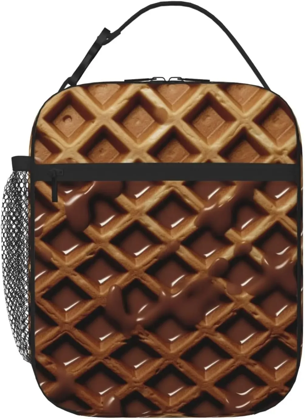 Сумка для обеда с шоколадными вафлями для женщин и мужчин, многоразовая изолированная коробка, дорожная сумка для обеда
Сумка для обеда с шоколадными вафлями для женщин и мужчин, многоразовая изолированная коробка, дорожная сумка для обеда