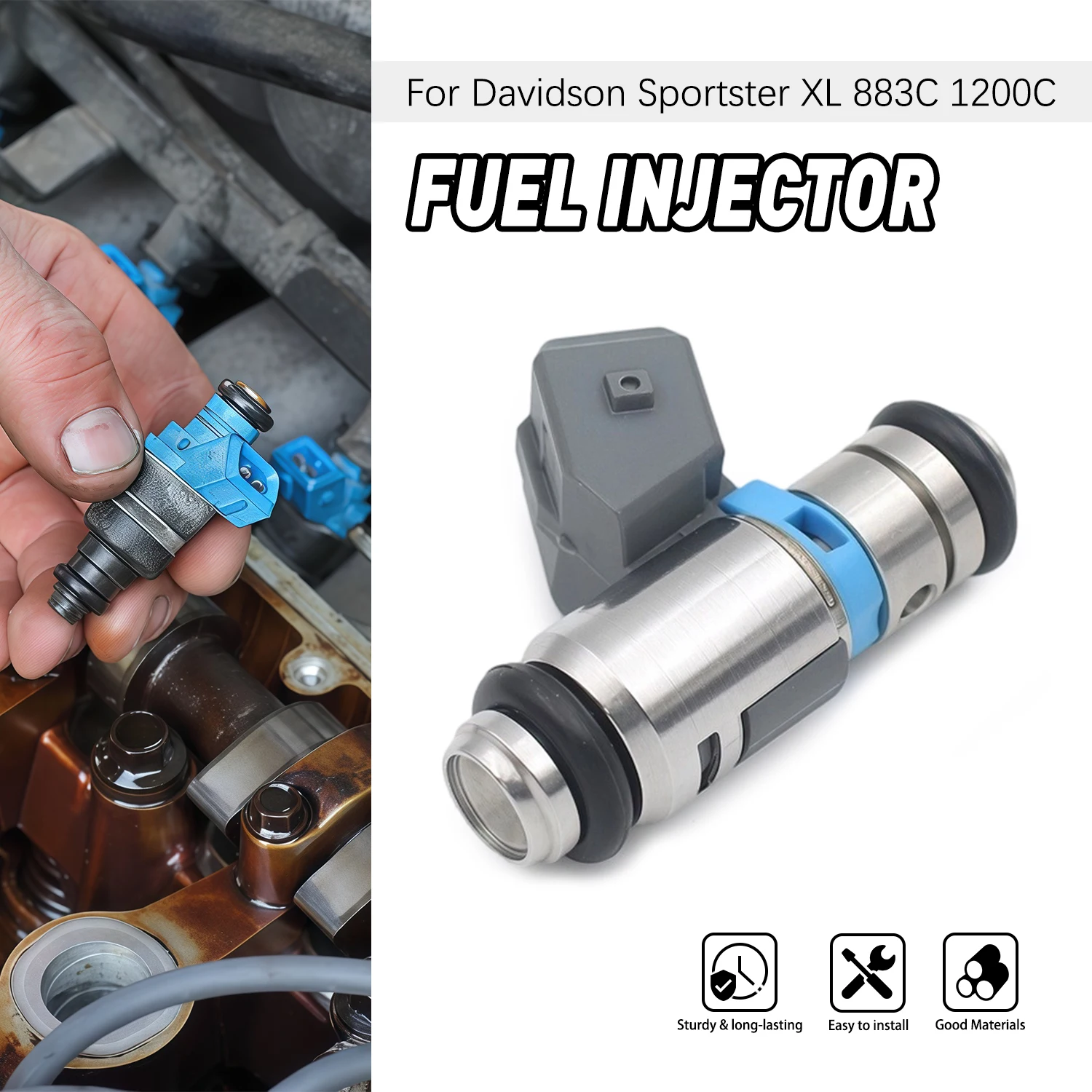 Motorcycle Engine Parts Fuel Injector Nozzle IWP181 For Harley Davidson Sportster XL883C 883R 883N 883L EFI 1200R 1200N 2770607A
Motorcycle Engine Parts Fuel Injector Nozzle IWP181 For Harley Davidson Sportster XL883C 883R 883N 883L EFI 1200R 1200N 2770607A
