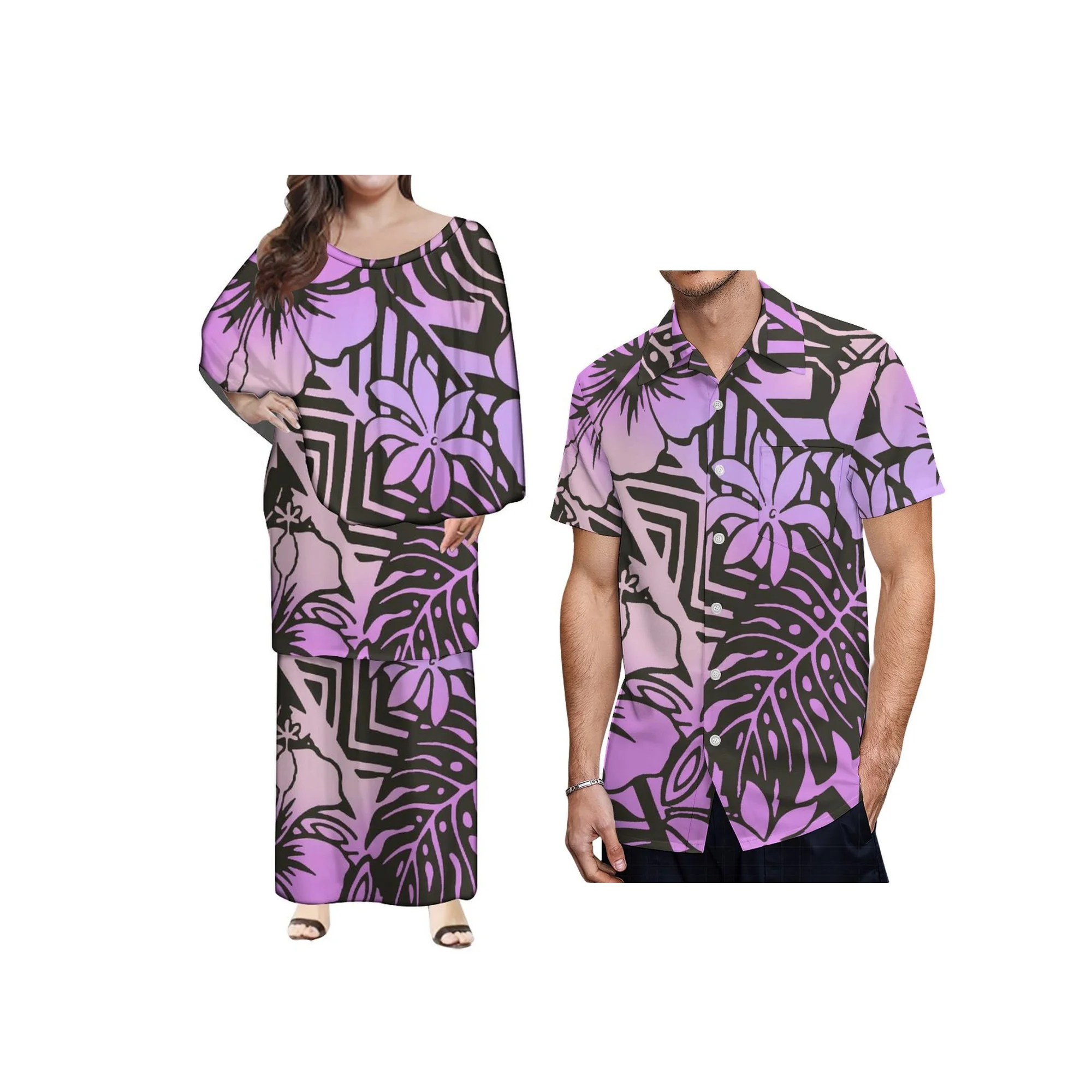 High Quality Custom Polynesian Tribal Print the Big Ruffle Puletasi Samoa Set Dress Womens Long Maxi Two Piece Skirt Set
High Quality Custom Polynesian Tribal Print the Big Ruffle Puletasi Samoa Set Dress Womens Long Maxi Two Piece Skirt Set