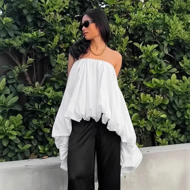 2026 Summer New Black White Vintage Temperament A Line Short Style Pouf Dress Women Strapless Dress Multi Color Optional
2026 Summer New Black White Vintage Temperament A Line Short Style Pouf Dress Women Strapless Dress Multi Color Optional