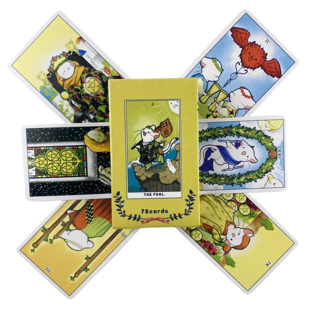 New Tarot Cards Leisure Entertainment Cards Games Mystical Artwork, Durable & Portable, Perfect For Spiritual Guidance
New Tarot Cards Leisure Entertainment Cards Games Mystical Artwork, Durable & Portable, Perfect For Spiritual Guidance