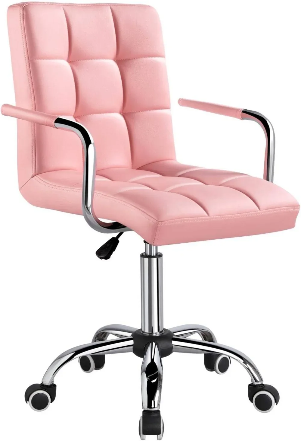 Desk Chairs with Wheels/Armrests Modern PU Leather Office Chair Height Adjustable Home Computer Executive Chair
Desk Chairs with Wheels/Armrests Modern PU Leather Office Chair Height Adjustable Home Computer Executive Chair