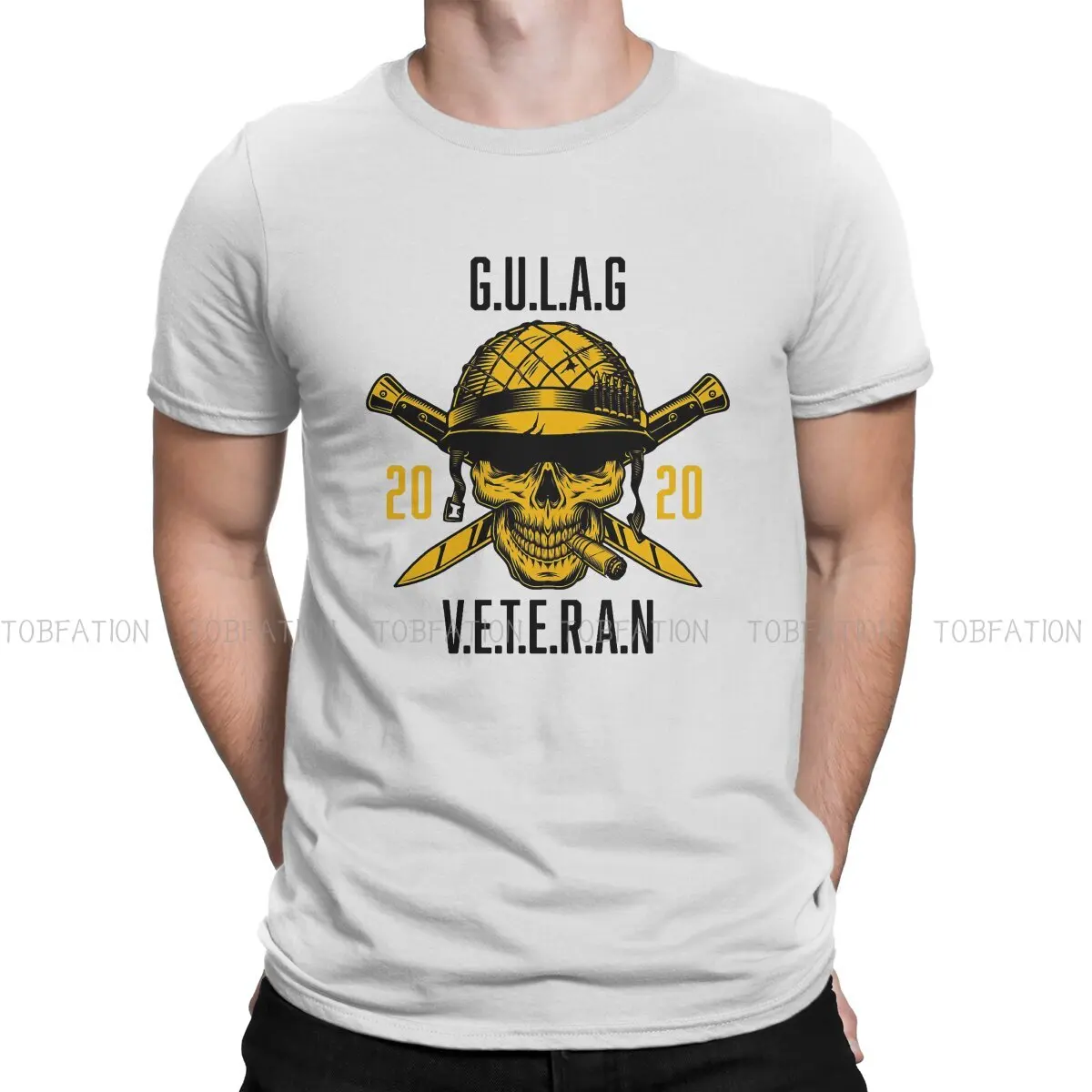 Футболки Gulag Veteran хипстерские из полиэстера, мужские Топы Harajuku с надписью COD Warzone Game, футболка с круглым вырезом
Футболки Gulag Veteran хипстерские из полиэстера, мужские Топы Harajuku с надписью COD Warzone Game, футболка с круглым вырезом