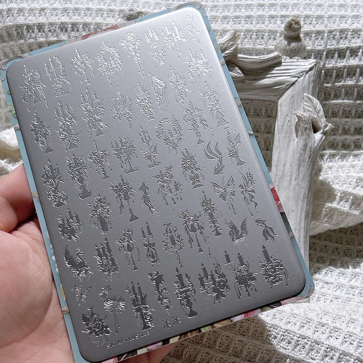 Nail Art Stamping Plate Stamping Steel Plate Beginner-Friendly No-Painting Nail Decoration Template Girl Hand-Painted Nail Art Candle Holder Floral Butterfly Swan High-Quality Nail Pattern Stamping Gel Nail Polish Mold Nail Stamping Template Transparent T
Nail Art Stamping Plate Stamping Steel Plate Beginner-Friendly No-Painting Nail Decoration Template Girl Hand-Painted Nail Art Candle Holder Floral Butterfly Swan High-Quality Nail Pattern Stamping Gel Nail Polish Mold Nail Stamping Template Transparent T