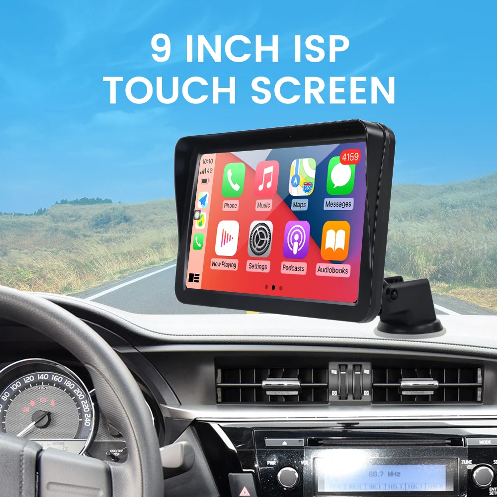 2024 NEW Universal 9 Inch IPS Screen Car Radio Multimedia Player Wireless Apple Carplay Android Auto Portable Tablet Navigation
2024 NEW Universal 9 Inch IPS Screen Car Radio Multimedia Player Wireless Apple Carplay Android Auto Portable Tablet Navigation