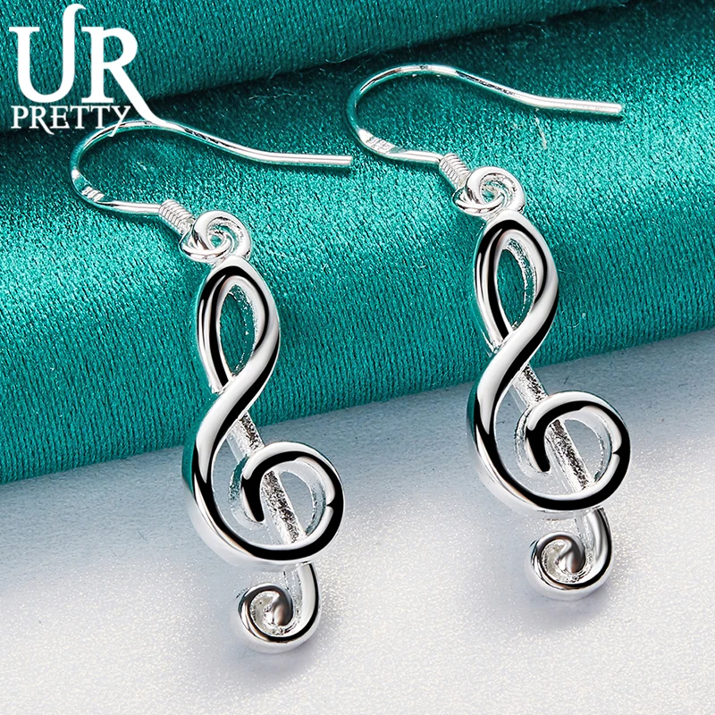 URPRETTY 925 Sterling Silver Musical Note Drop Earring For Women Wedding Engagement Party Jewelry Christmas Gift
URPRETTY 925 Sterling Silver Musical Note Drop Earring For Women Wedding Engagement Party Jewelry Christmas Gift