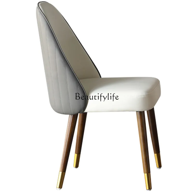 Soft bag North American black walnut solid wood dining chair Modern solid wood soft back single chair
Soft bag North American black walnut solid wood dining chair Modern solid wood soft back single chair
