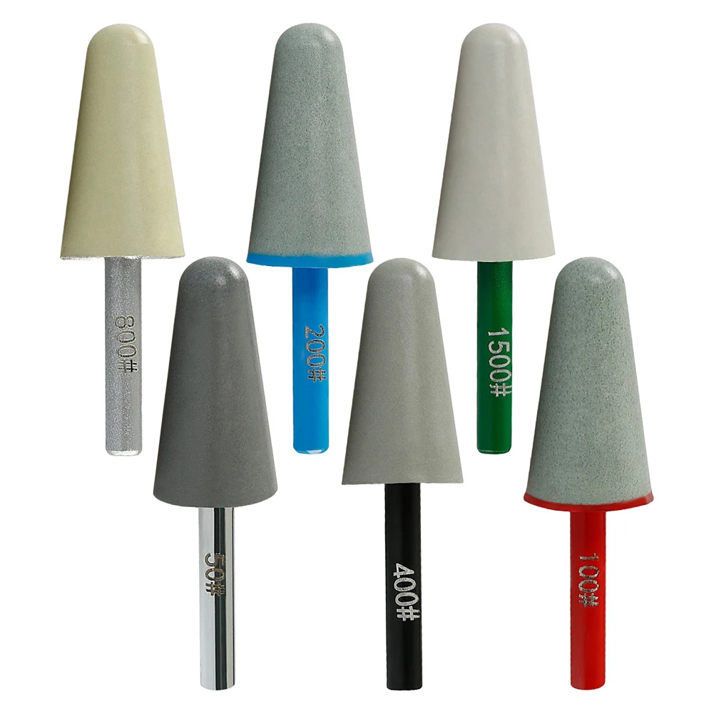 Jewelry Polishing Head Set 50 100 200 400 800 1500 Grit Tapere Cone for Gemstone Carving Polish Metal Engraving Rotary Tool
Jewelry Polishing Head Set 50 100 200 400 800 1500 Grit Tapere Cone for Gemstone Carving Polish Metal Engraving Rotary Tool