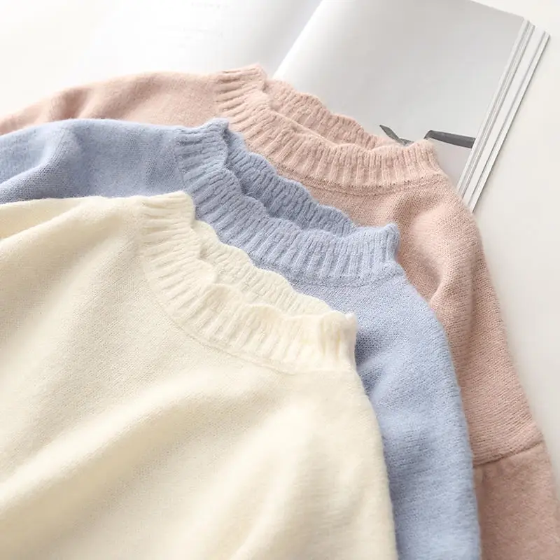 Autumn Winter Sweater Female Loose Warm Knitted Pullovers Sweaters for Women Korean Elegant Thick Long Sleeve White Ladies Tops
Autumn Winter Sweater Female Loose Warm Knitted Pullovers Sweaters for Women Korean Elegant Thick Long Sleeve White Ladies Tops