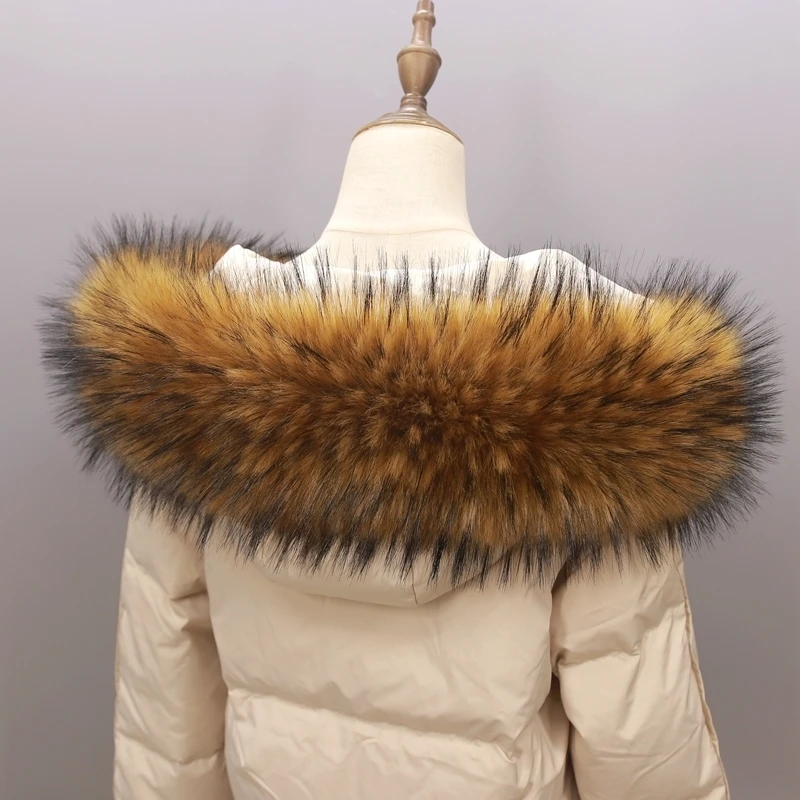 Faux Fur Collar Neck Warmer Furry Scarf Winter Parkas Down Coat Jackets Hood Fur Trims Decoration Imitation Fur Shawl Wraps
Faux Fur Collar Neck Warmer Furry Scarf Winter Parkas Down Coat Jackets Hood Fur Trims Decoration Imitation Fur Shawl Wraps