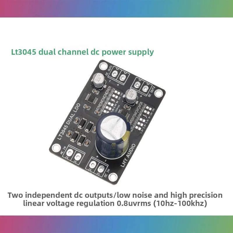 LT3045 Dual Positive Voltage DC Power Supply Low Noise High Precision Linear Regulator Upgraded DAC
LT3045 Dual Positive Voltage DC Power Supply Low Noise High Precision Linear Regulator Upgraded DAC