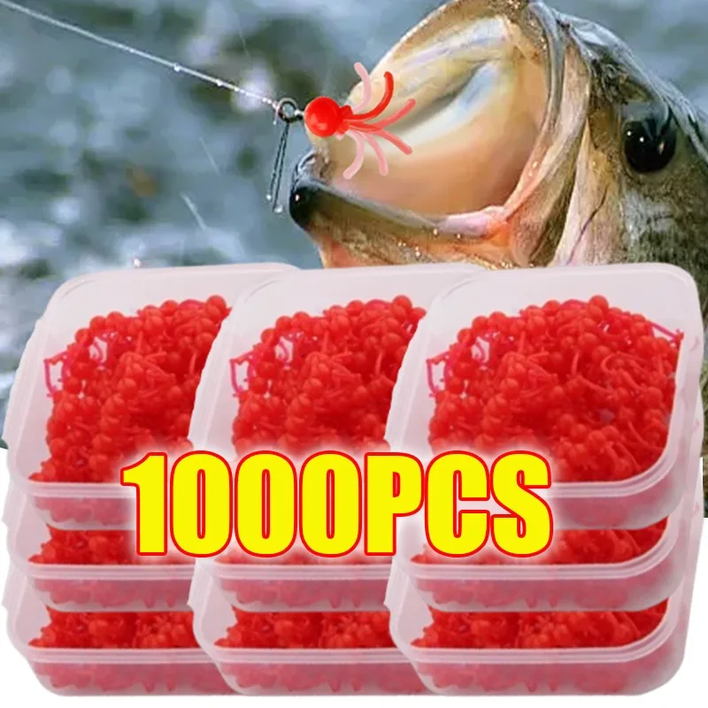 200/100Pcs Soft Rubber Fishing Beads Stopper Bait Boxed Round Rig Beads Fishing Bait Eggs for Carp Fishing Accessories Tackle
200/100Pcs Soft Rubber Fishing Beads Stopper Bait Boxed Round Rig Beads Fishing Bait Eggs for Carp Fishing Accessories Tackle