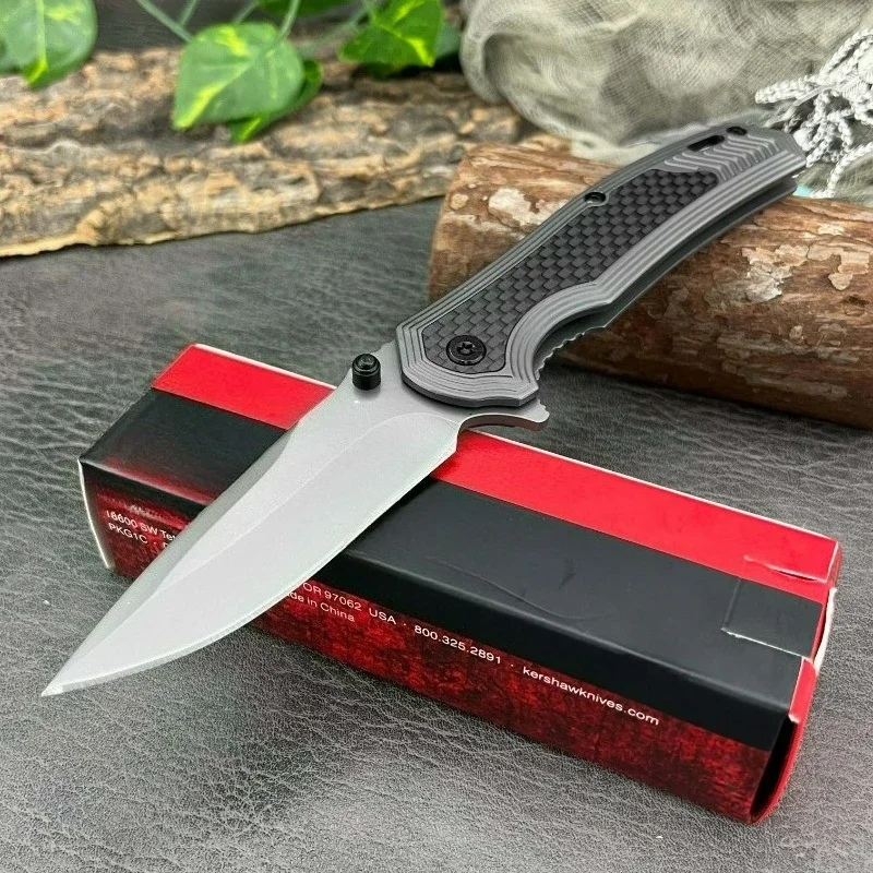 KS8310 Pocket folding Knife 420C+Carbon Fiber Handle edc multitool selbstverteidigung Survival Hunting Tactical Folding Knives
KS8310 Pocket folding Knife 420C+Carbon Fiber Handle edc multitool selbstverteidigung Survival Hunting Tactical Folding Knives