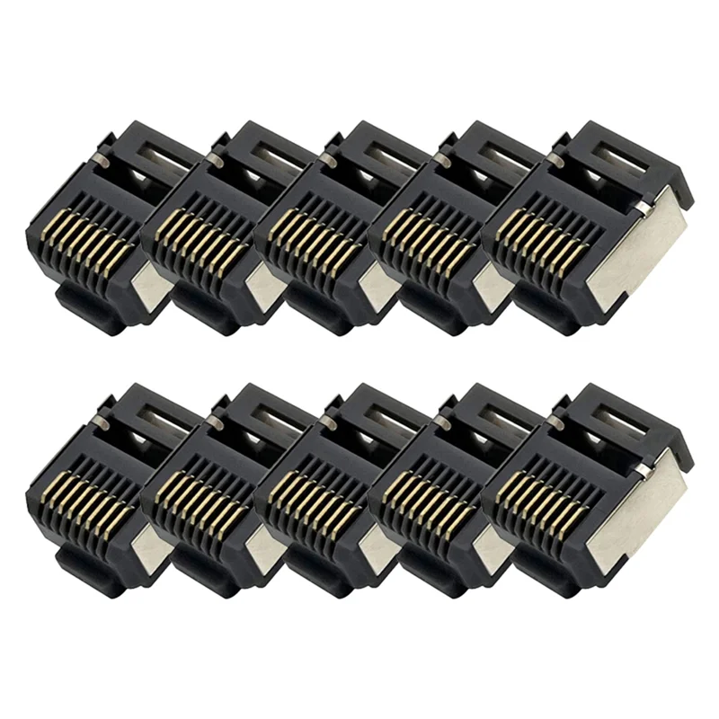 N82R 10PCS RJ45 Connector Special 8P8C Short Body Modular Plug Male With Shielded Shell For Network Cable
N82R 10PCS RJ45 Connector Special 8P8C Short Body Modular Plug Male With Shielded Shell For Network Cable
