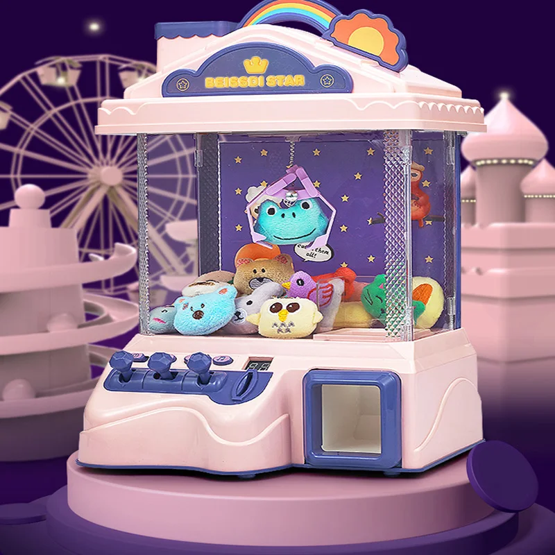 Kids Claw Machine Electronic Catch Doll Machine House Coin Operated Catcher Mini Vending Machine Gift For Children Toys
Kids Claw Machine Electronic Catch Doll Machine House Coin Operated Catcher Mini Vending Machine Gift For Children Toys