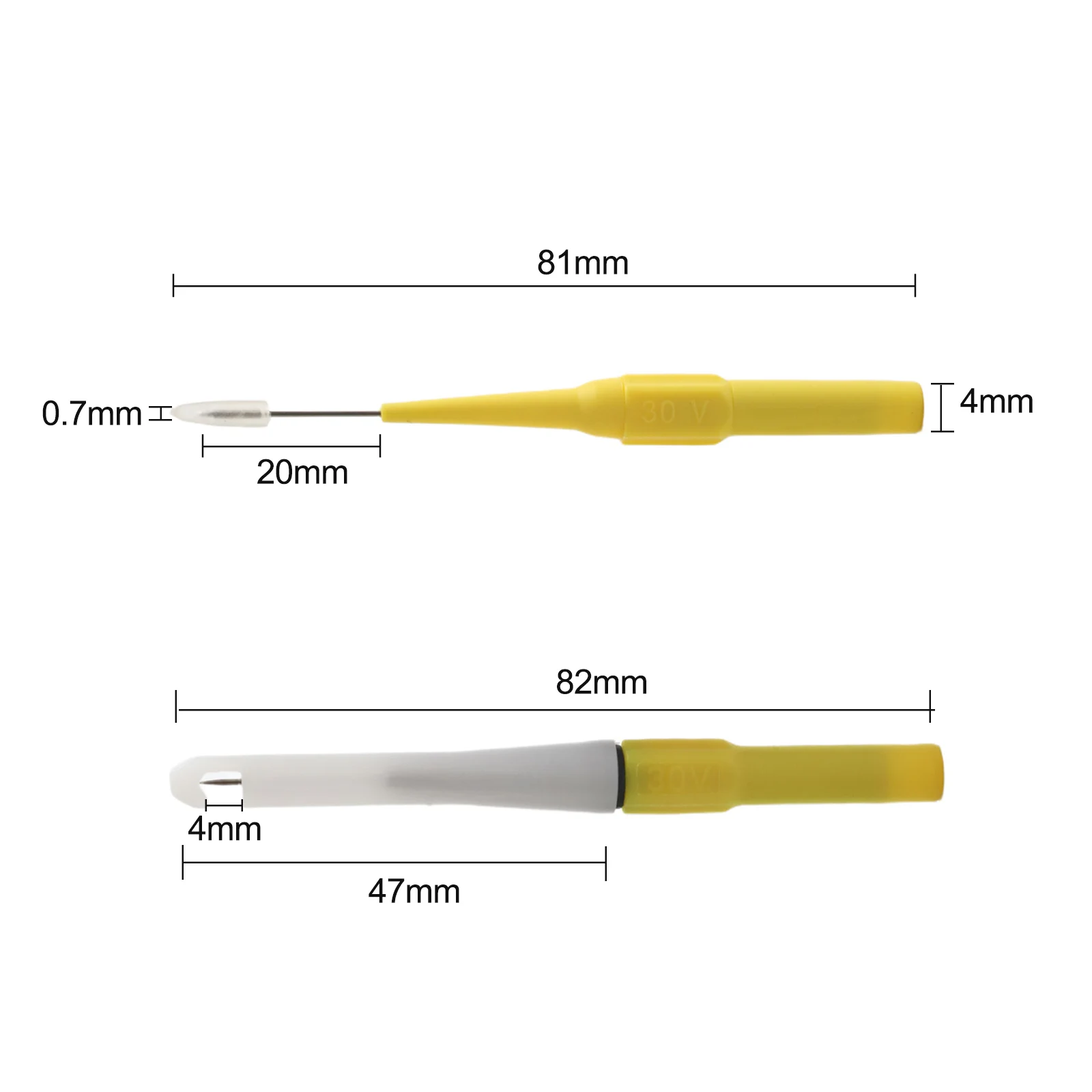 1 Set 4mm Banana Connector Multimeter Test Leads Stainless Steel Needle Probe For Automotive Electrical Circuit Testing Tools
1 Set 4mm Banana Connector Multimeter Test Leads Stainless Steel Needle Probe For Automotive Electrical Circuit Testing Tools