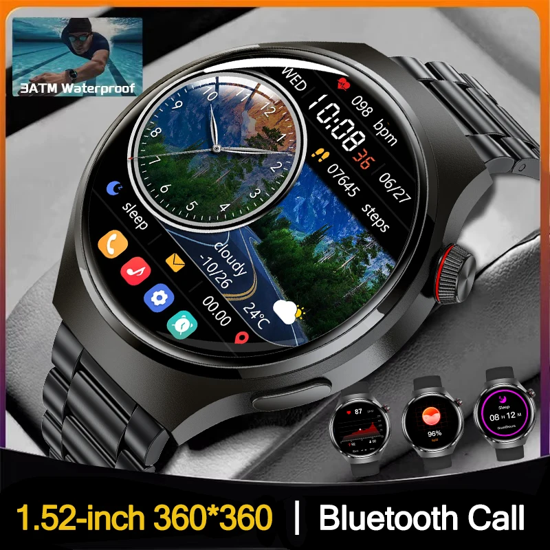 New Smart Watch Men 1.52"HD Screen Bluetooth Call Sport Fitness Tracker Watches Heart Rate Waterproof Smartwatch For Android iOS
New Smart Watch Men 1.52"HD Screen Bluetooth Call Sport Fitness Tracker Watches Heart Rate Waterproof Smartwatch For Android iOS