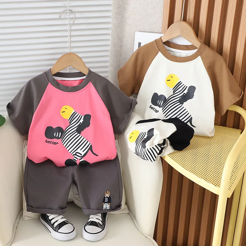 Boys Clothing Sets Summer 2024 Children Cotton T-shirts Shorts 2pcs Sports Suit For Baby Tracksuits Kids Outfits Jogging Toddler
Boys Clothing Sets Summer 2024 Children Cotton T-shirts Shorts 2pcs Sports Suit For Baby Tracksuits Kids Outfits Jogging Toddler