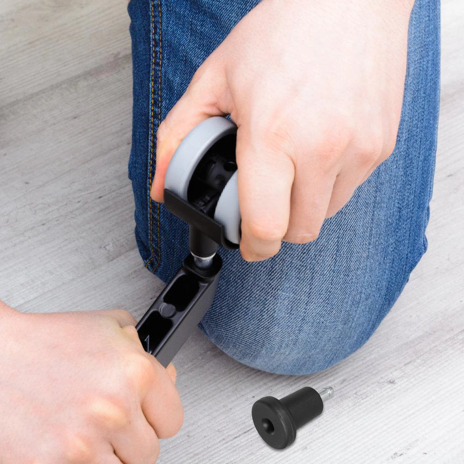 5Pcs Chair Leg Protector for Hardwood Floors High-Leg Fixed Caster Wheels Desk Computer Office Chair Replacement Base Tips
5Pcs Chair Leg Protector for Hardwood Floors High-Leg Fixed Caster Wheels Desk Computer Office Chair Replacement Base Tips