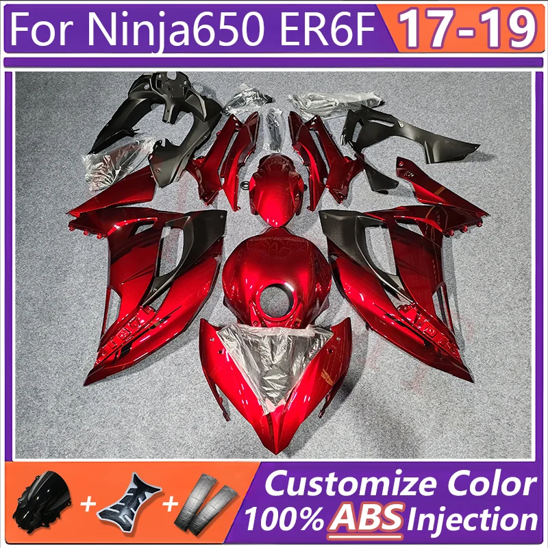 Motorcycle Protector Fairing for Kawasaki Ninja650 ER6F ER-6F 2017 2018 2019 Fairings Kit EX650 Ninja 650 17-19 Bodyframe Cover
Motorcycle Protector Fairing for Kawasaki Ninja650 ER6F ER-6F 2017 2018 2019 Fairings Kit EX650 Ninja 650 17-19 Bodyframe Cover