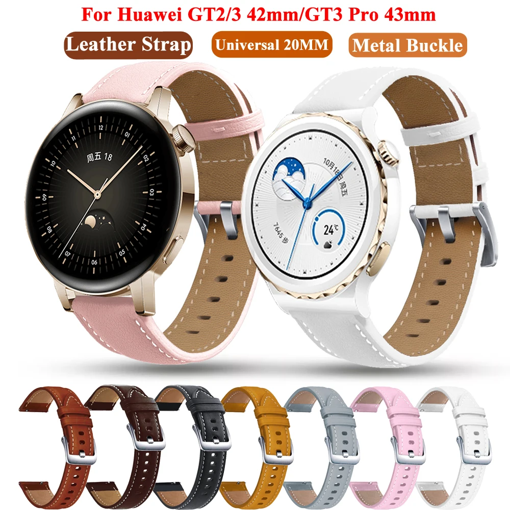 Ремешок кожаный для наручных часов Huawei Watch GT2 GT 3 42 мм, браслет для часов GT 2/GT3 Pro 43 мм, Honor Magic 2/ES, 20 мм
Ремешок кожаный для наручных часов Huawei Watch GT2 GT 3 42 мм, браслет для часов GT 2/GT3 Pro 43 мм, Honor Magic 2/ES, 20 мм