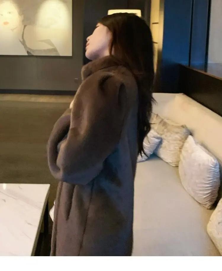 Faux Fur Wool Coats Womens Carnival Hand-Cut Urban Cozy Feminina Simple Natural Splicing Solid Buttons Blended Lambswool Closure
Faux Fur Wool Coats Womens Carnival Hand-Cut Urban Cozy Feminina Simple Natural Splicing Solid Buttons Blended Lambswool Closure