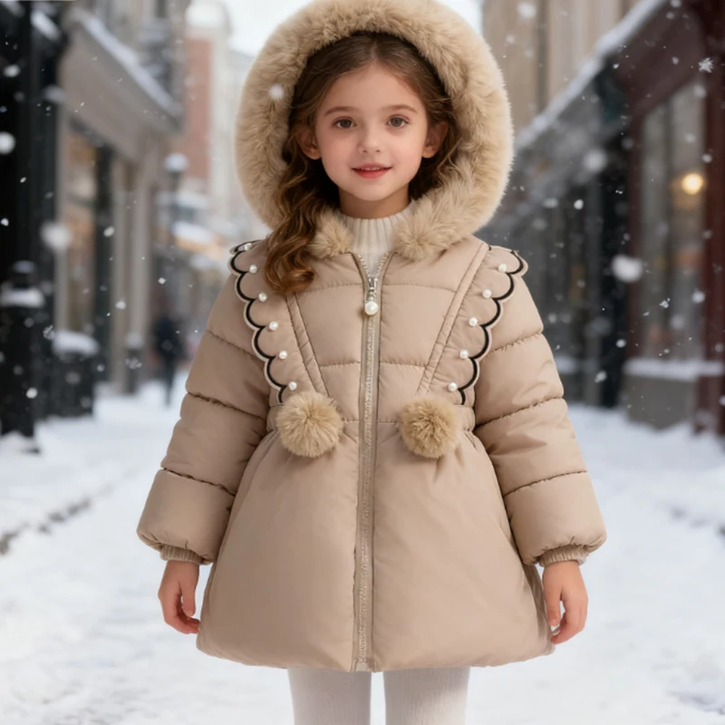Warm Winter Jacket For Girl Large Hairy Collar Casual Thickened Cotton Jacket Korean Style Baby Down Jacket Children's Coat
Warm Winter Jacket For Girl Large Hairy Collar Casual Thickened Cotton Jacket Korean Style Baby Down Jacket Children's Coat