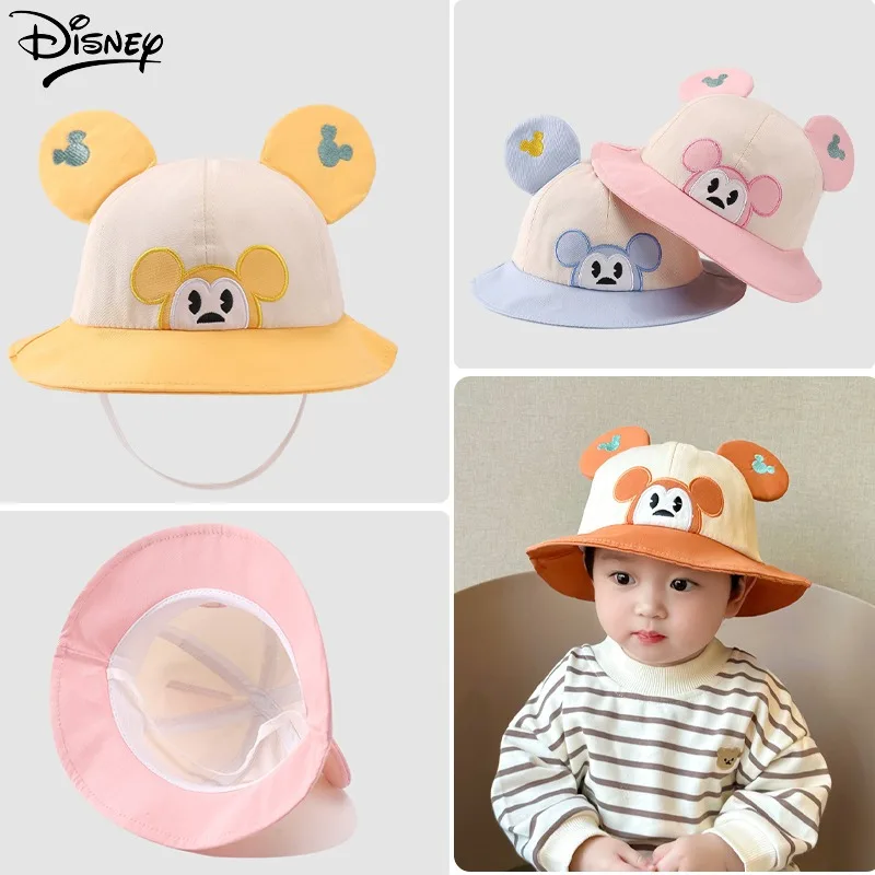Disney Mickey Mouse Baby Sun Hat Bucket Cap Cartoon Children Outdoor Boy Girls Panama Hat Cute Kids Infant Beach Bob Sunbonnet
Disney Mickey Mouse Baby Sun Hat Bucket Cap Cartoon Children Outdoor Boy Girls Panama Hat Cute Kids Infant Beach Bob Sunbonnet