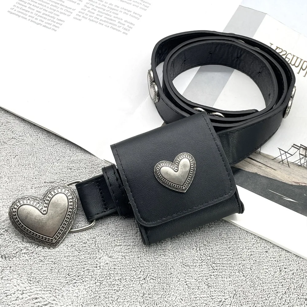 Portable Key Case Heart Belt with A Pouch Waterproof Multi-Function Heart Waist Pack Alloy Y2K Fanny Pack Belt Outdoor
Portable Key Case Heart Belt with A Pouch Waterproof Multi-Function Heart Waist Pack Alloy Y2K Fanny Pack Belt Outdoor