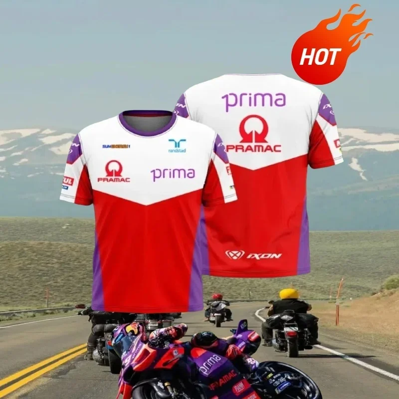 2025 Moto Men's Quick-drying T-shirt Pramac Racing Team T-Shirt Comfortable and Casual Breathable Sweat-absorbing Short Sleeves
2025 Moto Men's Quick-drying T-shirt Pramac Racing Team T-Shirt Comfortable and Casual Breathable Sweat-absorbing Short Sleeves