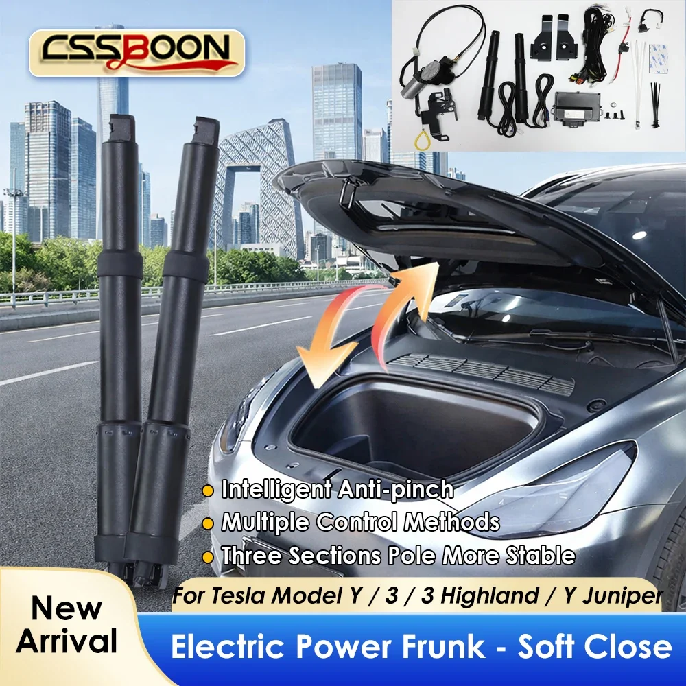 Electric Power Frunk Lift Kit for Tesla Model 3 2016–2025 Model Y Juniper Automatic Front Trunk Opener Soft Close Accessories
Electric Power Frunk Lift Kit for Tesla Model 3 2016–2025 Model Y Juniper Automatic Front Trunk Opener Soft Close Accessories