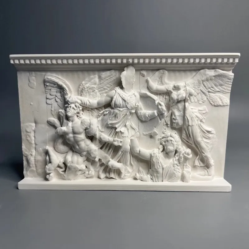 Ancient Greek Angels and Giants Relief Gypsum Sculpture Art Desktop Home Decoration Luxury Aesthetic Art Figurine Room Decor
Ancient Greek Angels and Giants Relief Gypsum Sculpture Art Desktop Home Decoration Luxury Aesthetic Art Figurine Room Decor