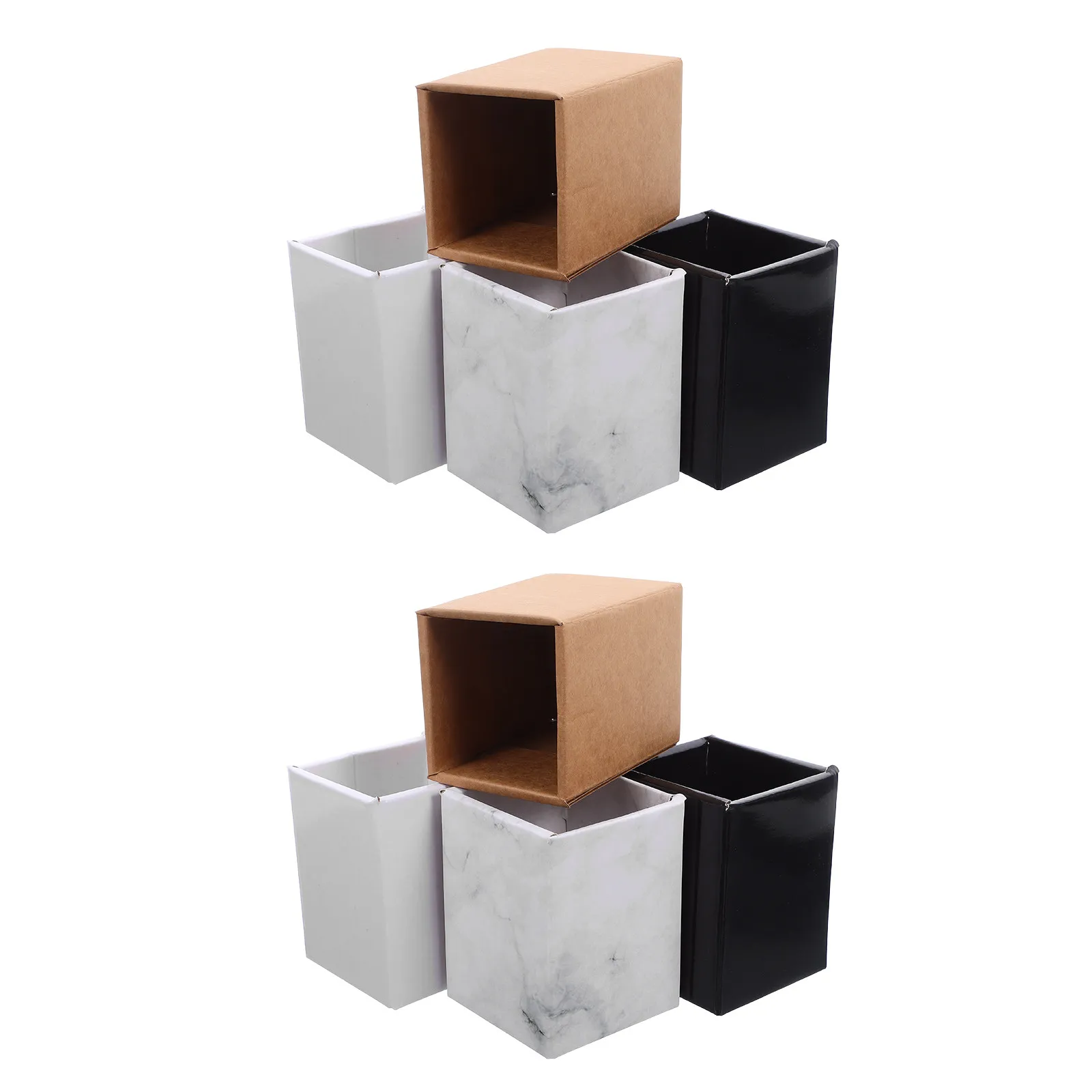 8Pcs Square Pencil Holders Paper Material Desktop Organizer for Pens Pencils Clips Makeup Brushes Vibrant Colors Desk Stationery
8Pcs Square Pencil Holders Paper Material Desktop Organizer for Pens Pencils Clips Makeup Brushes Vibrant Colors Desk Stationery