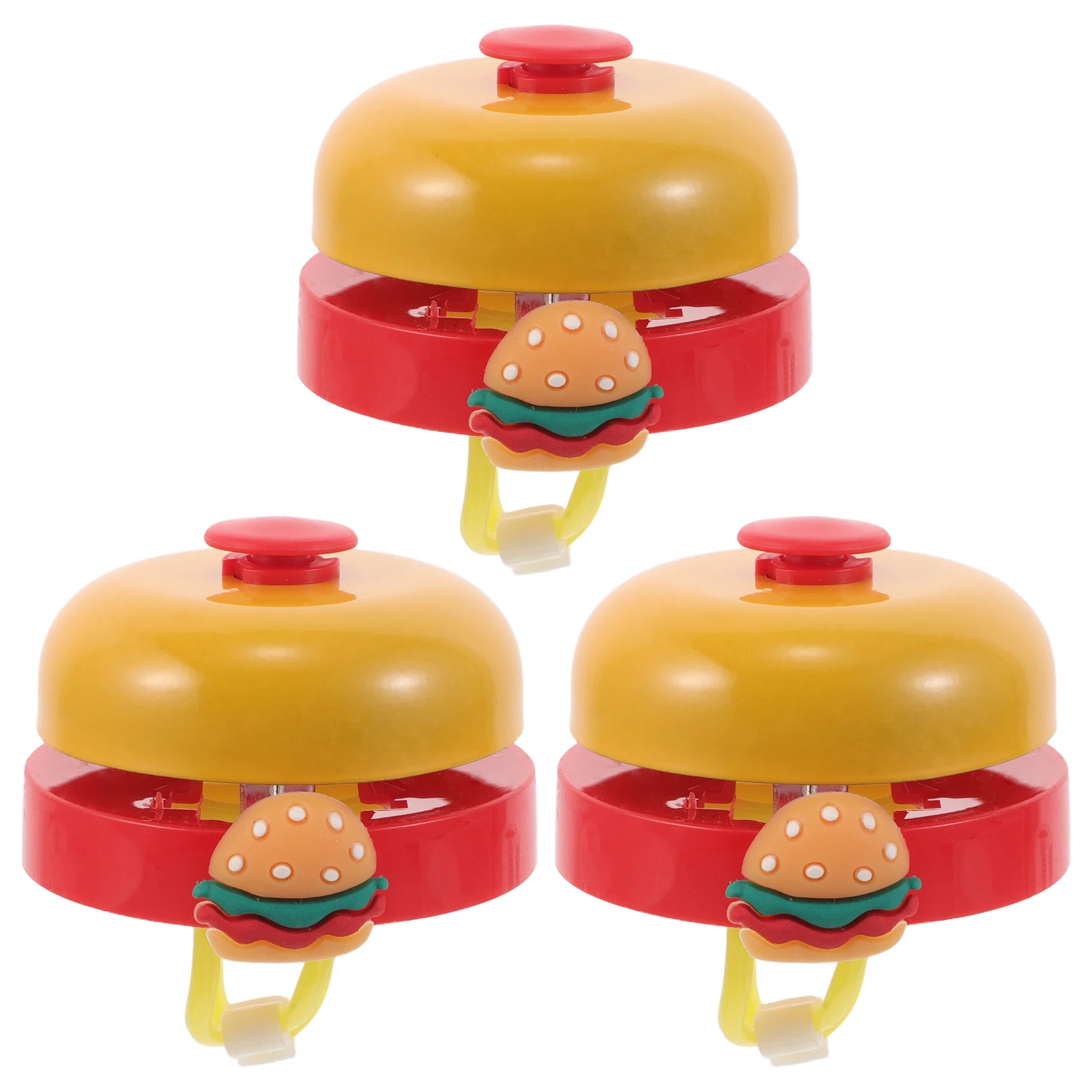 3pcs Bike Bell Bicycle Bell Cute Cartoon Hamburger Loud Sound Universal Fit Scooters Balance Bikes Easy Installation
3pcs Bike Bell Bicycle Bell Cute Cartoon Hamburger Loud Sound Universal Fit Scooters Balance Bikes Easy Installation
