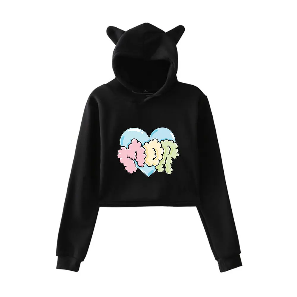 Feid Heart Mor Cat Ear Hoodie Women Long Sleeve Cropped Sweatshirts Female Casual Streetwear Crop Tops
Feid Heart Mor Cat Ear Hoodie Women Long Sleeve Cropped Sweatshirts Female Casual Streetwear Crop Tops