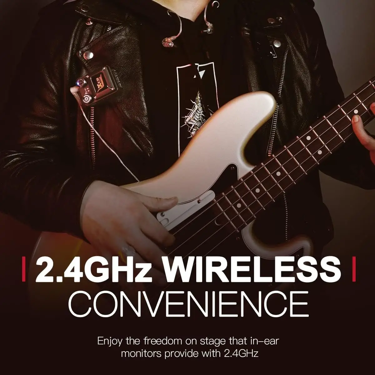Xvive U4R2 Wireless in-Ear Monitor System Set with One Transmitter and Two Receivers
Xvive U4R2 Wireless in-Ear Monitor System Set with One Transmitter and Two Receivers