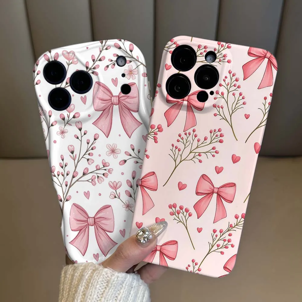 Fashion Pink Bow Pattern Cover For iPhone 17 16 15 14 13 12 11 XR Plus Pro Max Feilin Phone Case Wave Oil Phone Case
Fashion Pink Bow Pattern Cover For iPhone 17 16 15 14 13 12 11 XR Plus Pro Max Feilin Phone Case Wave Oil Phone Case