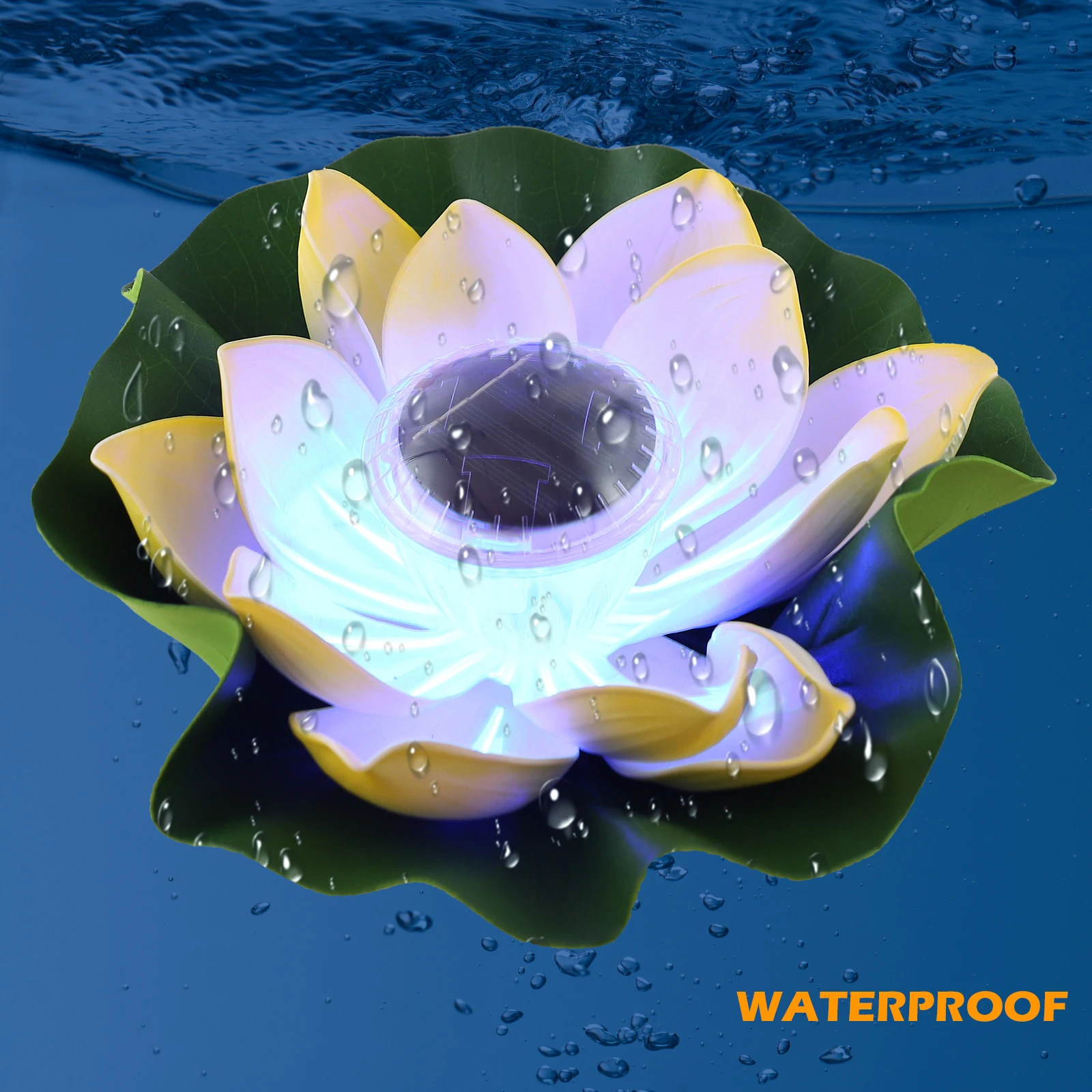 Solar Lotus Lamp Led Waterproof Floating Pond Decoration Light Outdoor Plant Flowers Pool
Solar Lotus Lamp Led Waterproof Floating Pond Decoration Light Outdoor Plant Flowers Pool