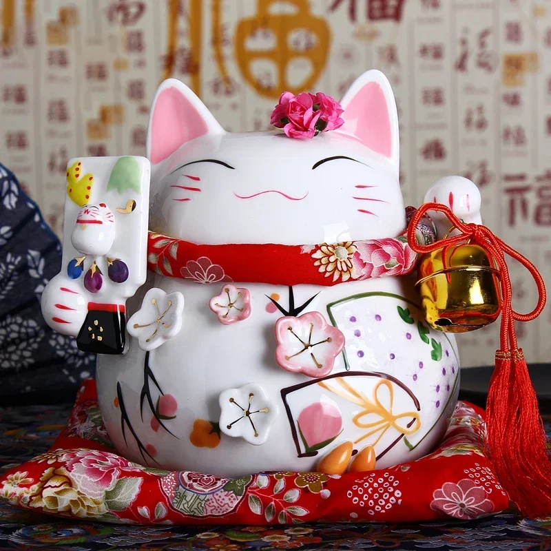8-дюймовая керамическая фигурка кошки удачи из абакуса, фэн-шуй, дзен, украшение, монетница
8-дюймовая керамическая фигурка кошки удачи из абакуса, фэн-шуй, дзен, украшение, монетница
