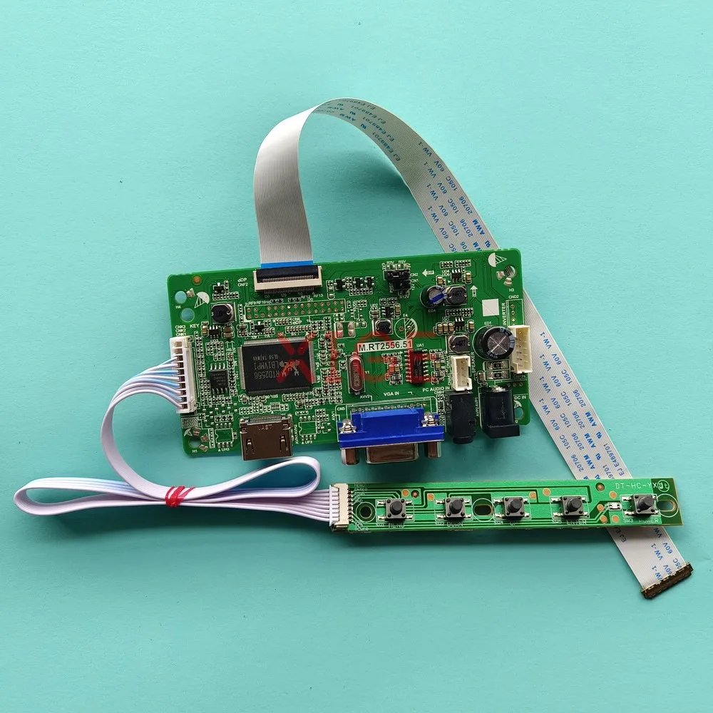 LCD Controller Driver Board For B140HAN01.1 B140HAN01.2/1.3 DIY Kit 14" Laptop Screen 30 Pin EDP HDMI-Compatible 1920x1080 VGA
LCD Controller Driver Board For B140HAN01.1 B140HAN01.2/1.3 DIY Kit 14" Laptop Screen 30 Pin EDP HDMI-Compatible 1920x1080 VGA