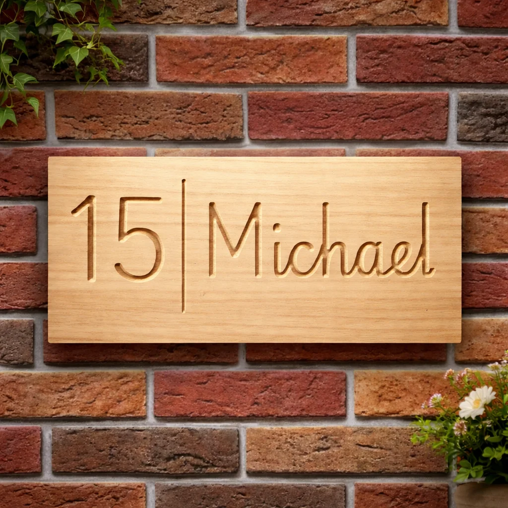 Personalized DIY Natural Wood House Number Sign with Solar Light, Custom Hebrew Any Language Outdoor Entrance Name Plate
Personalized DIY Natural Wood House Number Sign with Solar Light, Custom Hebrew Any Language Outdoor Entrance Name Plate