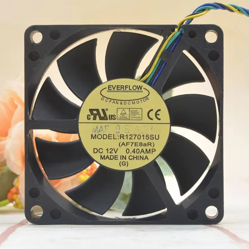 EVERFLOW R 127015 SU DC 12V 0.40AMP 70x70x15mm 4-проводной охлаждающий вентилятор для сервера
EVERFLOW R 127015 SU DC 12V 0.40AMP 70x70x15mm 4-проводной охлаждающий вентилятор для сервера