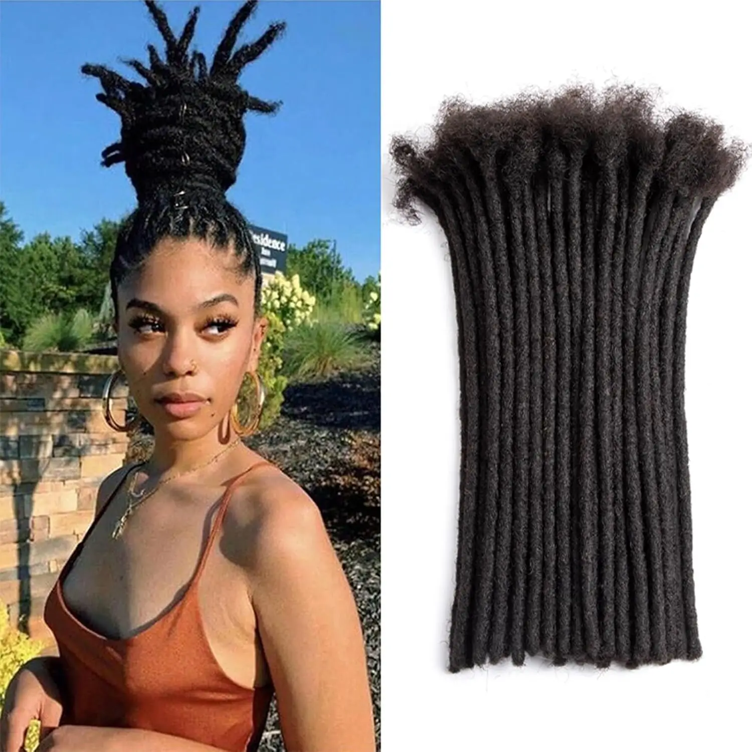 Teresa Synthetic Hair Dreadlock Extensions Synthetic Loc Extensions 0.8cm Width 10Inch 15 strands Real Hair Dreadlock Extensions
Teresa Synthetic Hair Dreadlock Extensions Synthetic Loc Extensions 0.8cm Width 10Inch 15 strands Real Hair Dreadlock Extensions