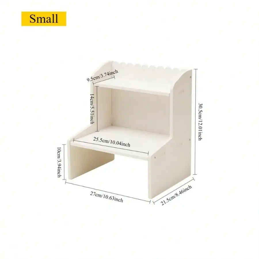 Double Layer Storage Rack, Desktop Organizer Shelf, Student Dormitory Organizing Stand, Multi-Functional Makeup & Desk Supplies Holder, Desk Organizer Tidy
Double Layer Storage Rack, Desktop Organizer Shelf, Student Dormitory Organizing Stand, Multi-Functional Makeup & Desk Supplies Holder, Desk Organizer Tidy