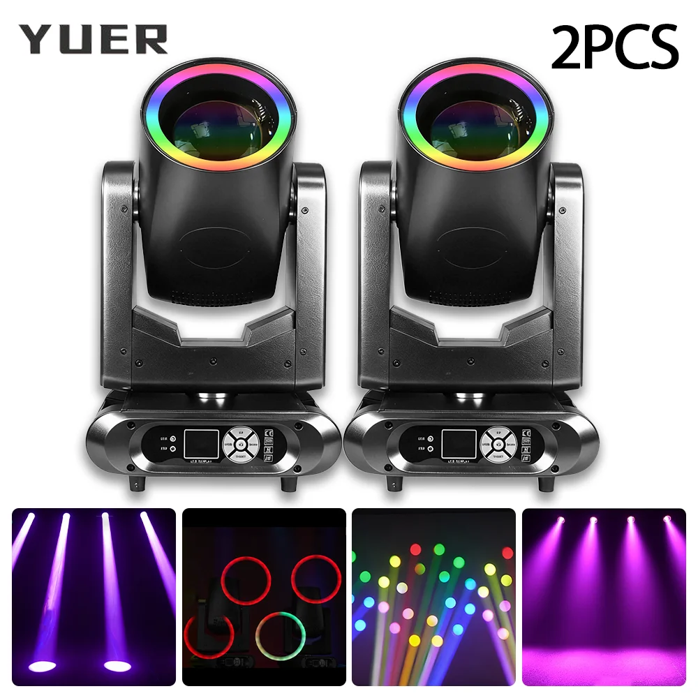 2pcs/lot LED 300W Beam Moving Head Light With Ring Gobos Rotation Prism Rainbow Focus Spot Strobe Effect DMX512 For DJ Disco
2pcs/lot LED 300W Beam Moving Head Light With Ring Gobos Rotation Prism Rainbow Focus Spot Strobe Effect DMX512 For DJ Disco