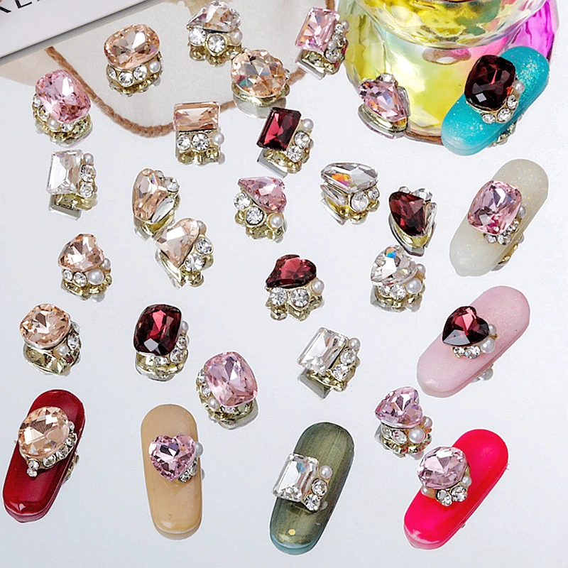 10PCS 3D Stacked Nail Art Pearl Rhinestones Charms Gems Crystal Diamond Jewelry Parts Accessories For Nails Decoration Supplies
10PCS 3D Stacked Nail Art Pearl Rhinestones Charms Gems Crystal Diamond Jewelry Parts Accessories For Nails Decoration Supplies