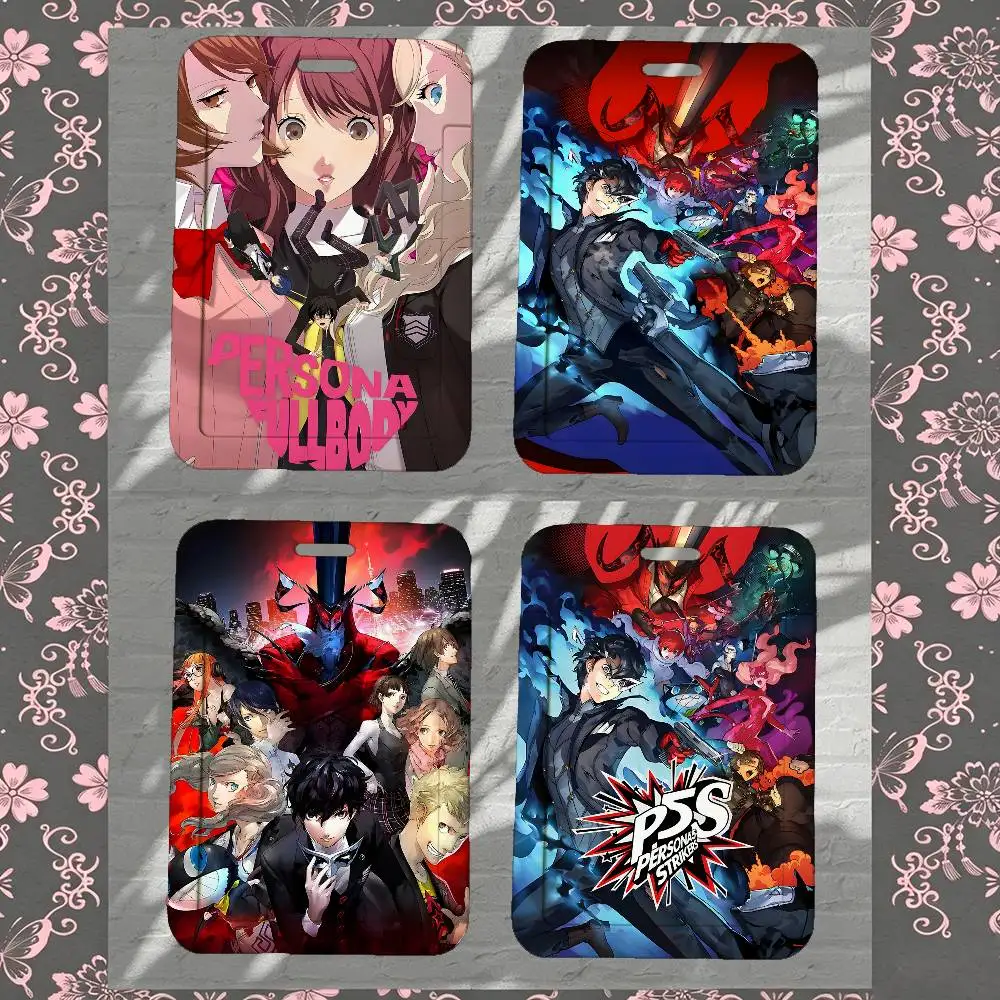 Game P-persona 5 ID Card Sleeve Durable Work Card Holder With Neck Strap Business ID Cover For Employees
Game P-persona 5 ID Card Sleeve Durable Work Card Holder With Neck Strap Business ID Cover For Employees