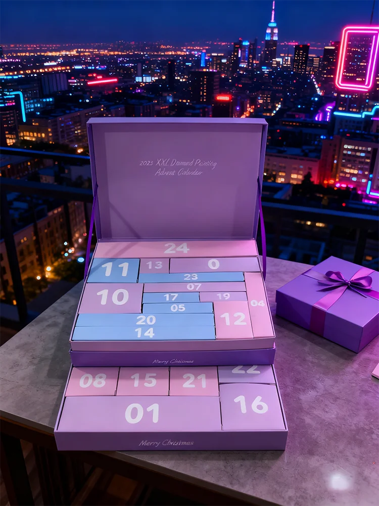 Набор адвент-календаров с алмазной живописью на 2025 XXL, рождественский календарь обратного отсчета для взрослых, 24 дня, набор для рукоделия «сделай сам», изысканные подарки
Набор адвент-календаров с алмазной живописью на 2025 XXL, рождественский календарь обратного отсчета для взрослых, 24 дня, набор для рукоделия «сделай сам», изысканные подарки