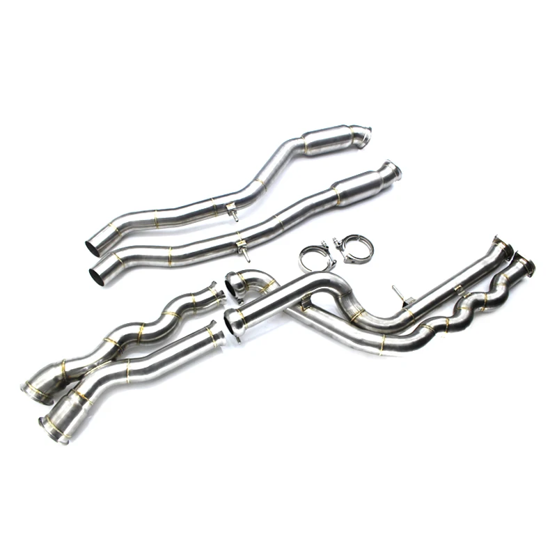 Stainless steel Mid pipe Equal length exhaust For BMW M3/M4 F80 F82 F83 S55 3.0T 2014-2019 Automobile Exhaust System
Stainless steel Mid pipe Equal length exhaust For BMW M3/M4 F80 F82 F83 S55 3.0T 2014-2019 Automobile Exhaust System